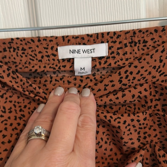 Nine West Brown Patterned Skirt NWT - Picture 4 of 8